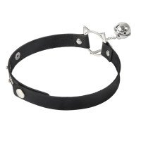 Antkaklis „Choker with Cat Ear Hoop and Bell“ - Latetobed