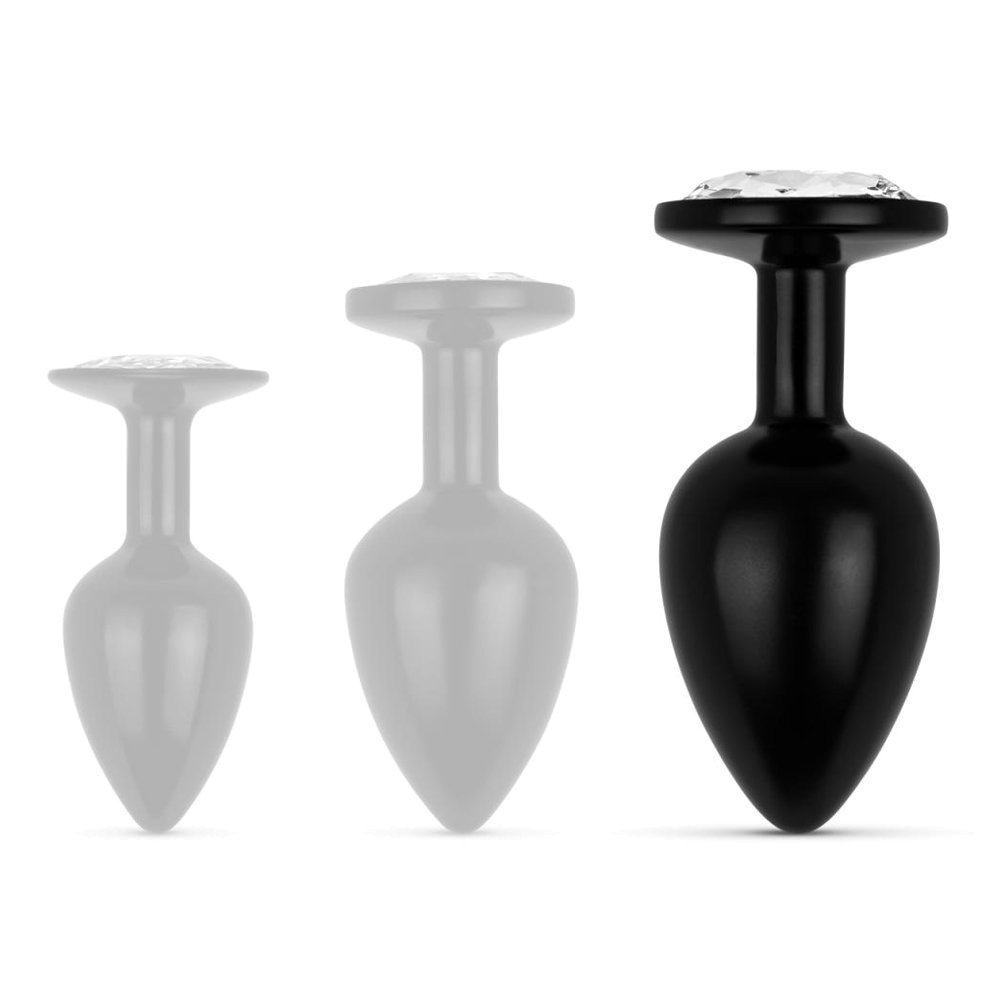 Didelis analinis kaištis „Metal Butt Plug“ - EasyToys