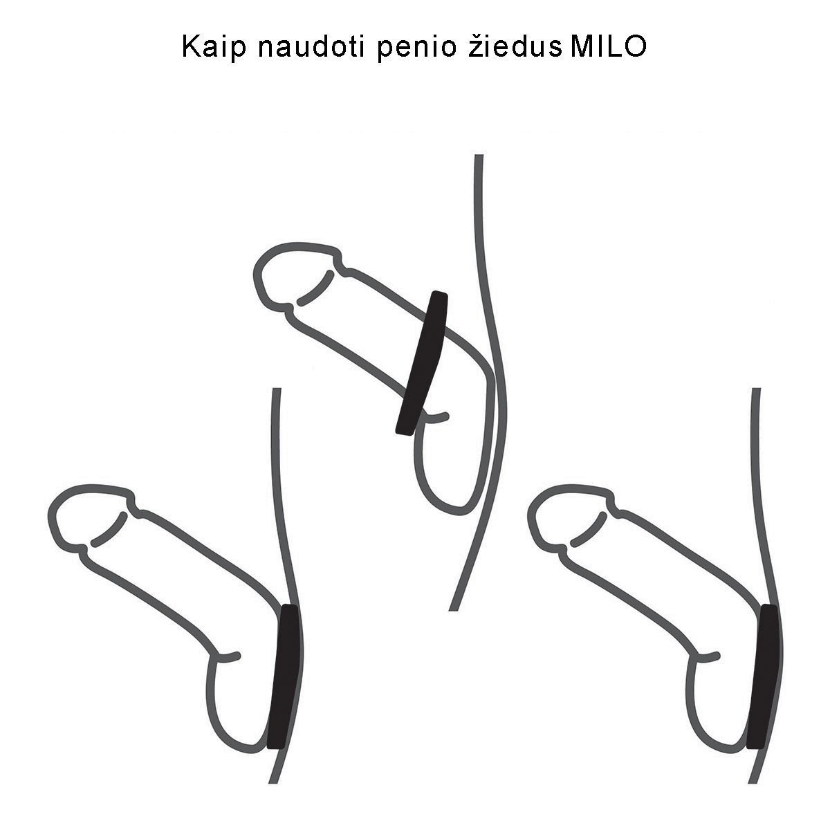 Penio žiedų rinkinys „Milo“ - Velvor