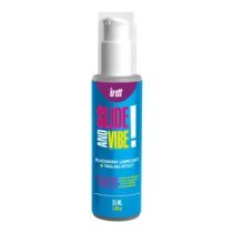 Stimuliuojantis vandens pagrindo lubrikantas „Slide and Vibe“, 35 ml - Intt