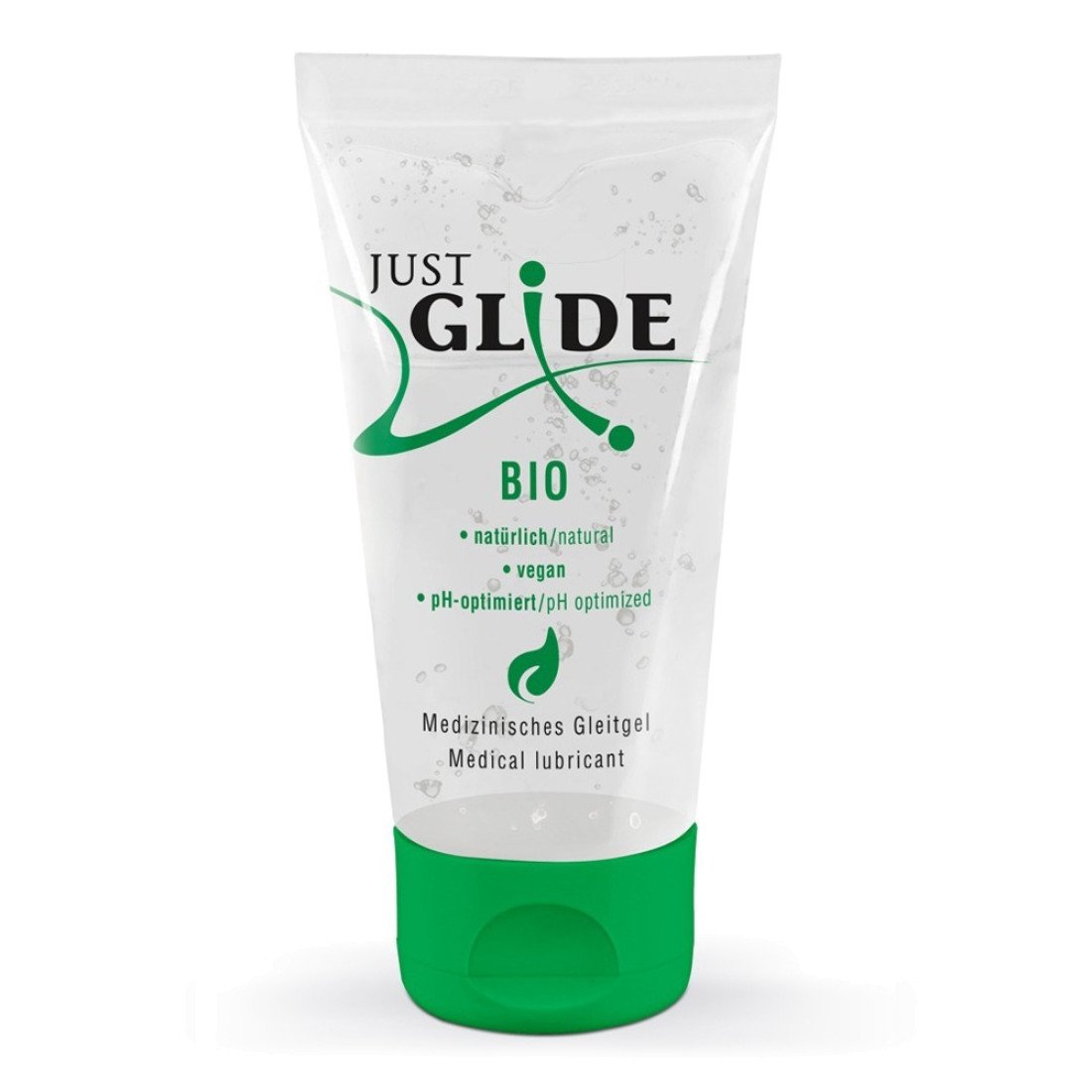 Vandens pagrindo lubrikantas „Bio“, 50 ml - Just Glide