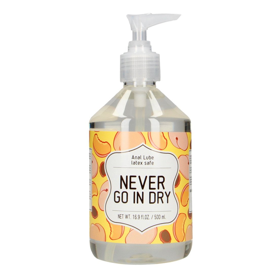 Analinis vandens pagrindo lubrikantas „Never Go in Dry“, 500 ml - S-Line