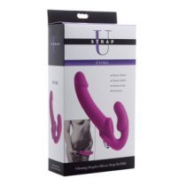 Vibruojantis strap-on dildo be dirželių „Evoke“ - Strap U