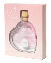 Šildantis masažo gelis „Cotton Candy Aroma“, 50 ml - Exsens