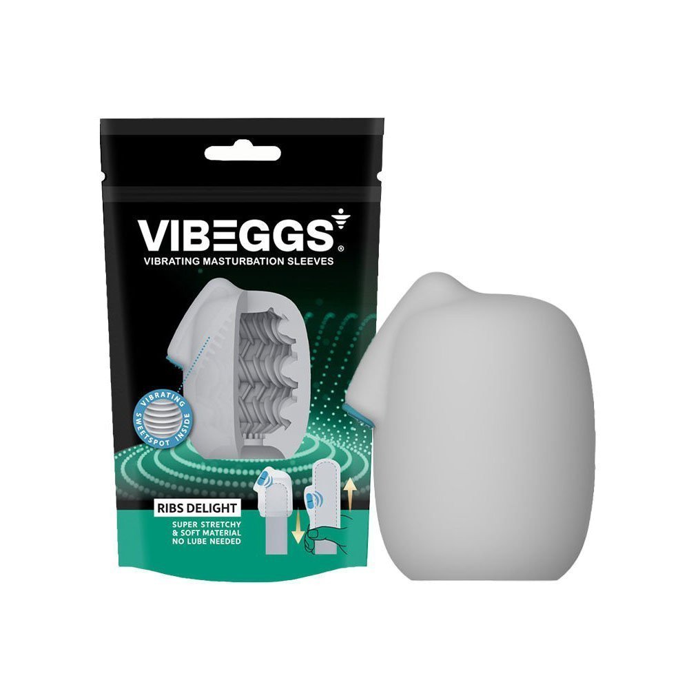 Vibruojantis masturbatorius „Ribs Delight“ - Vibeggs