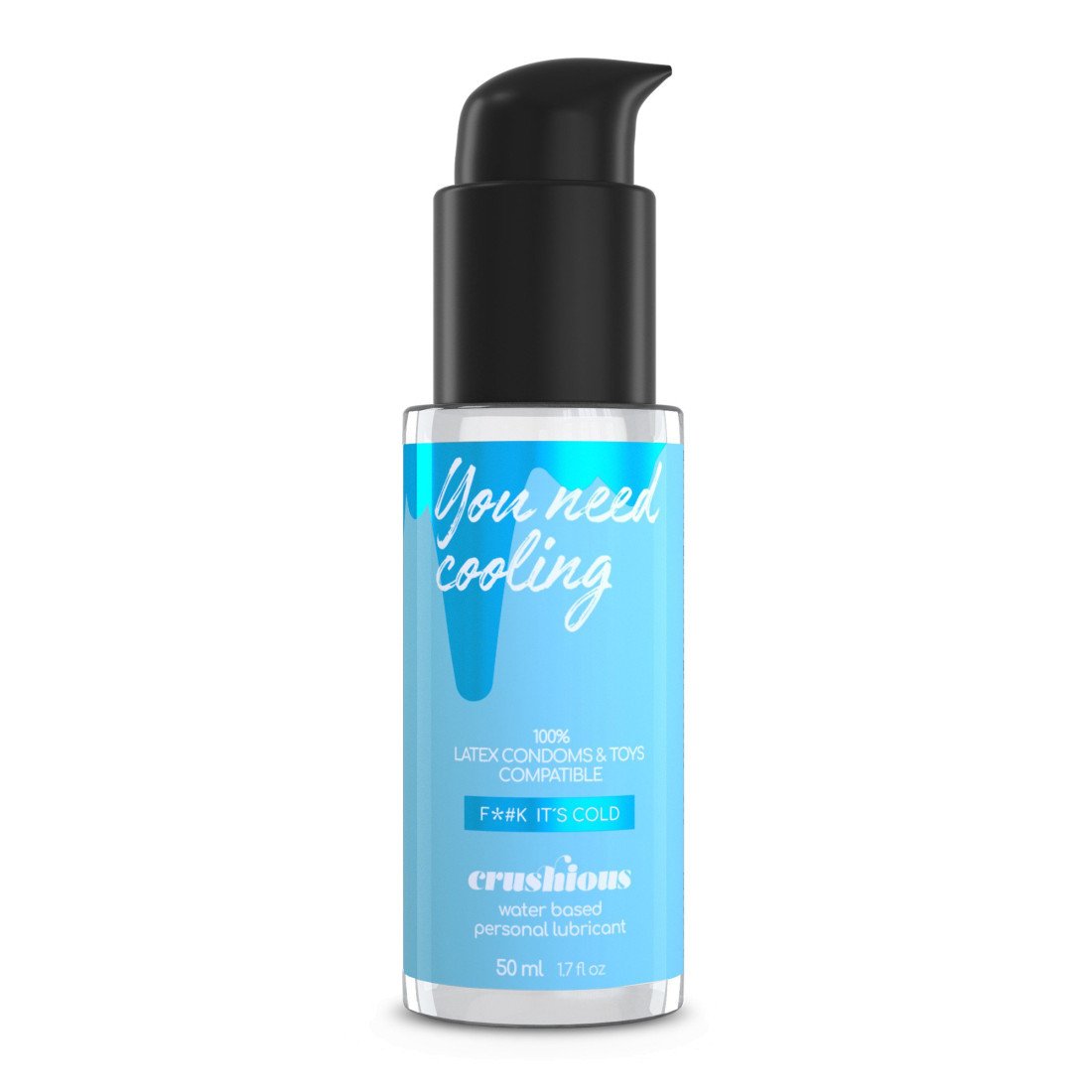 Šaldantis vandens pagrindo lubrikantas „You Need Cooling“, 50 ml - Crushious