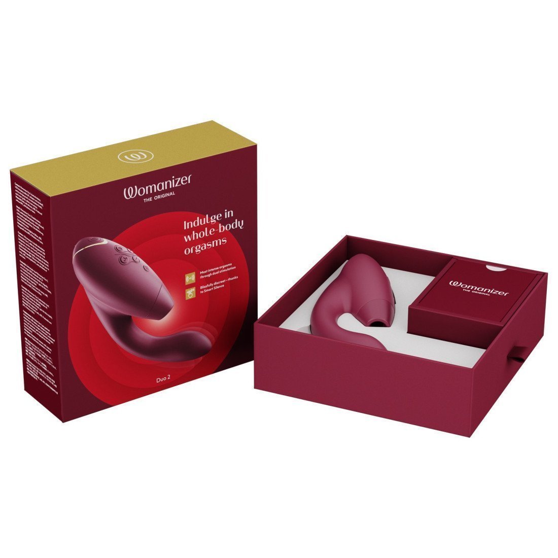 Klitorinis stimuliatorius – vibratorius „Duo 2“ - Womanizer