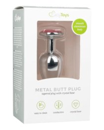 Mažas analinis kaištis „Round Silver Pink“ - EasyToys