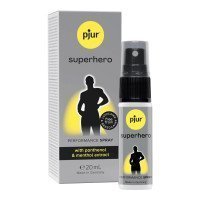 Ejakuliaciją nutolinantis purškalas „Superhero Strong“, 20 ml - Pjur