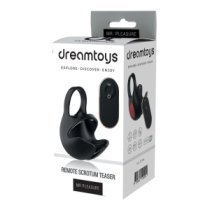 Sėklidžių stimuliatorius - penio žiedas „Mr. Pleasure Remote“ - Dream Toys