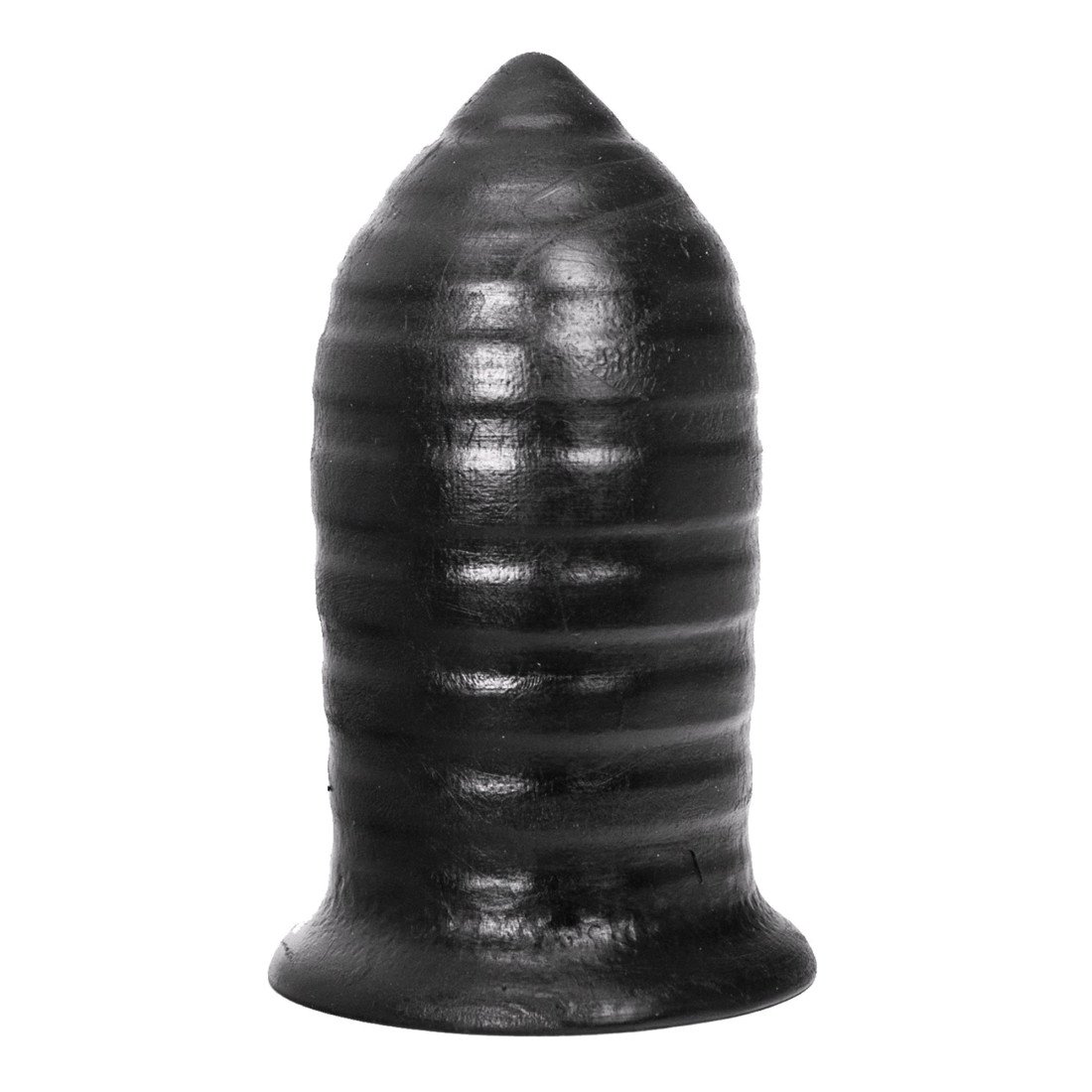 Analinis kaištis „Ribbed Butt Plug“ - All Black