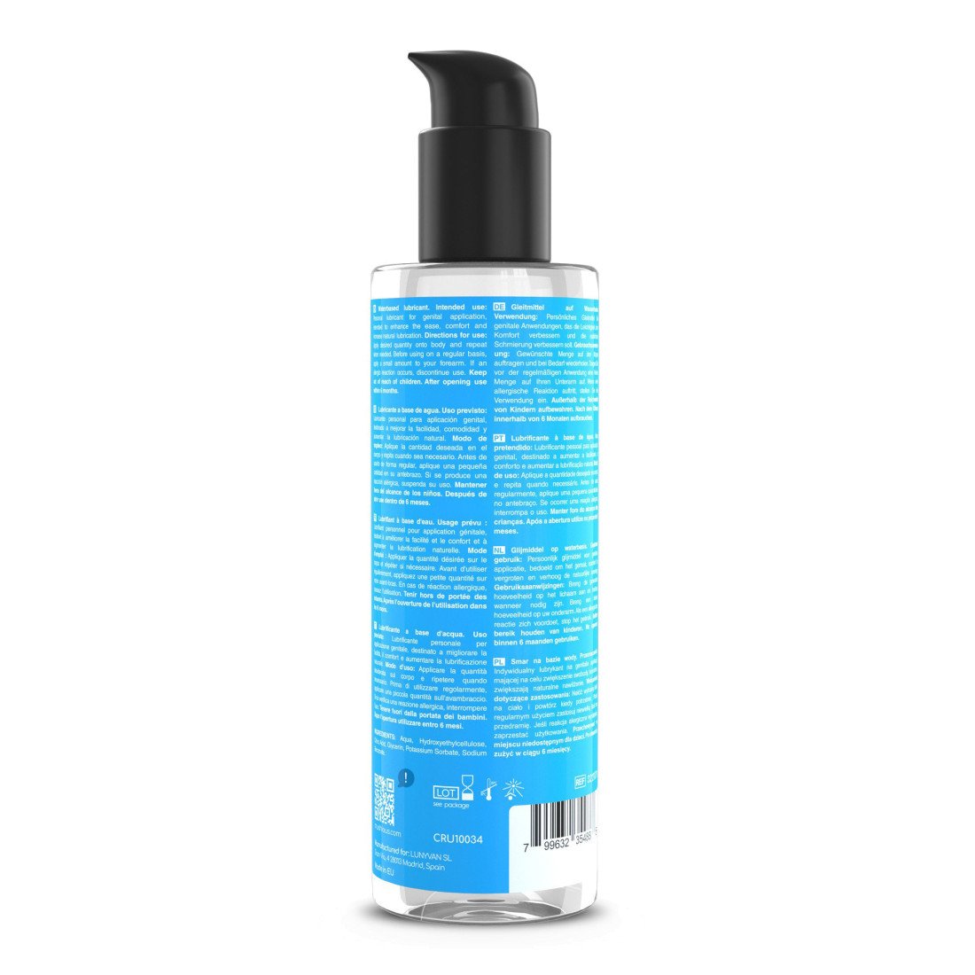 Vandens pagrindo lubrikantas „Take a Walk On the Slippery Side“, 250 ml - Crushious