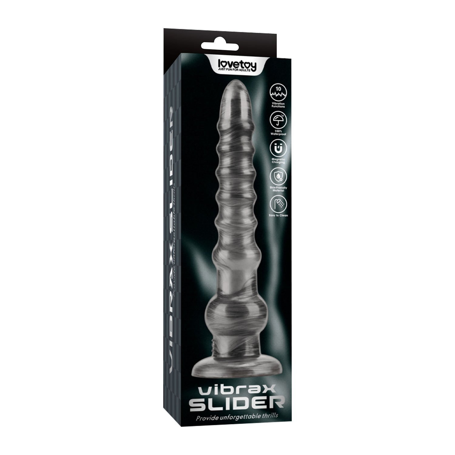 XXL dydžio vibruojantis dildo „Vibrax Slider 32 cm“ - Lovetoy