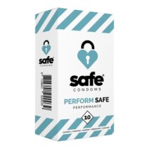 Uždelsiantys prezervatyvai „Perform Safe“, 10 vnt. - Safe