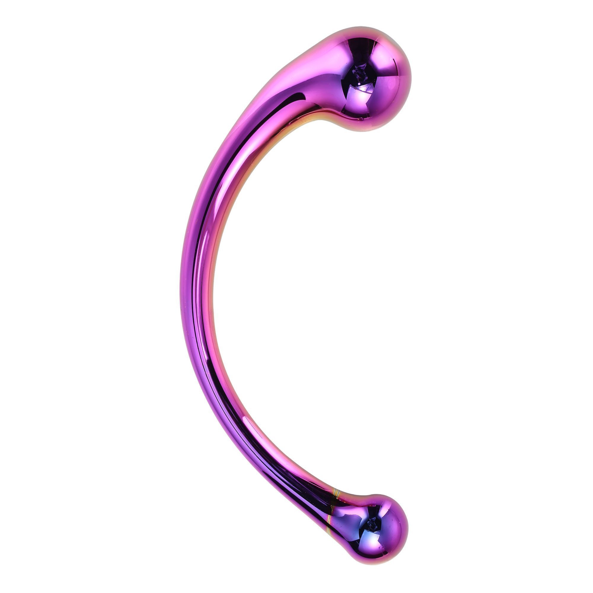 Stiklinis dildo „Curved Big Wand“ - Dream Toys