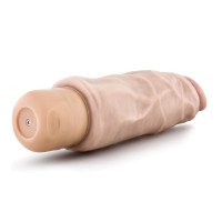 Vibruojantis dildo „Dr. Skin Vibe 9“ - Blush