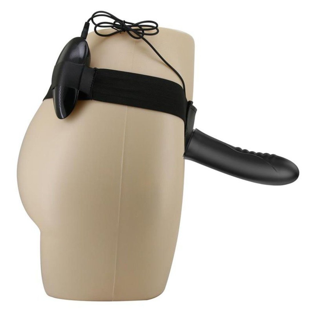 Vibruojantis tuščiaviduris strap-on dildo „Myron“ - Pretty Love