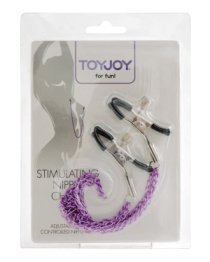 Spenelių spaustukai „Stimulating Nipple Chain“ - ToyJoy