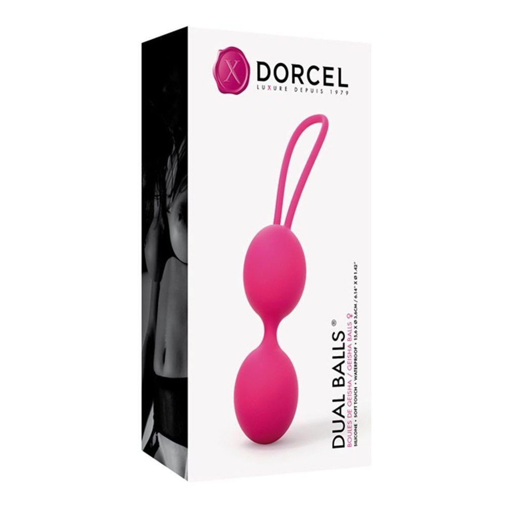 Vaginaliniai kamuoliukai „Dual Balls“ - Dorcel