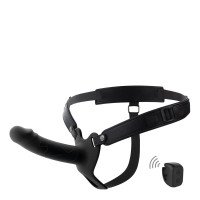 Vibruojantis strap-on dildo „Inferno 16 cm“