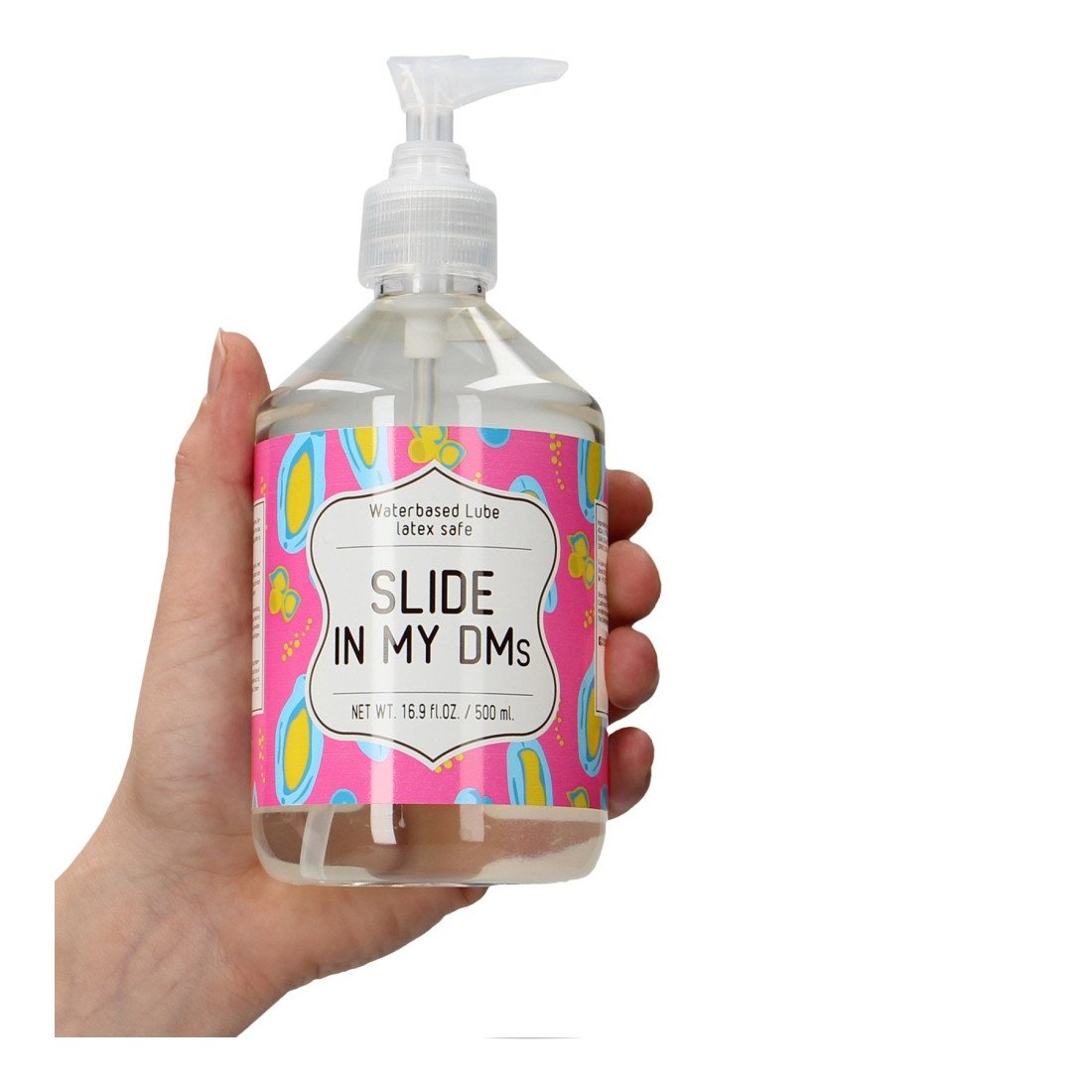 Vandens pagrindo lubrikantas „Slide in My DMs“, 500 ml - S-Line