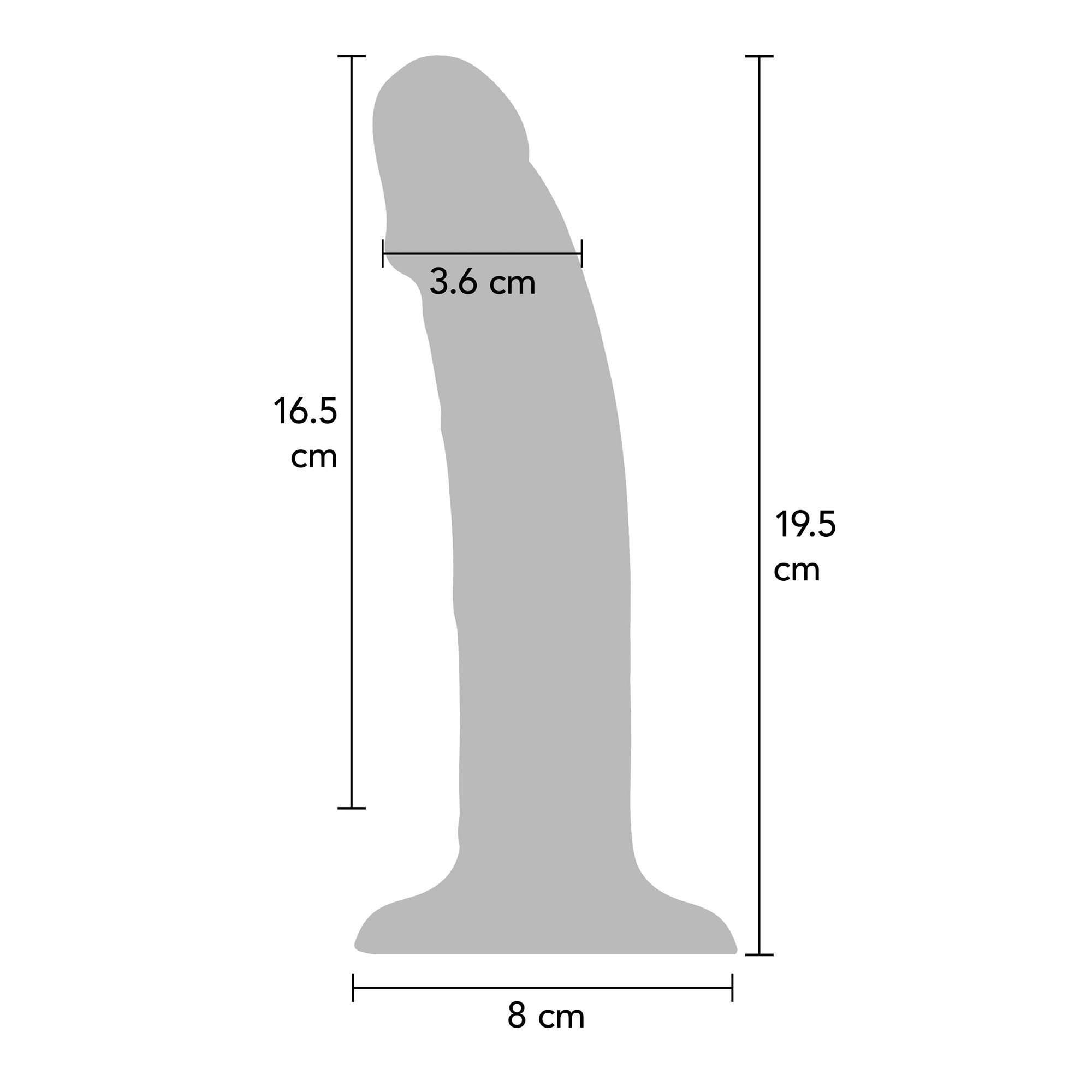 Vibruojantis dildo „Vibrating Dong 19,5 cm“ - Get Real