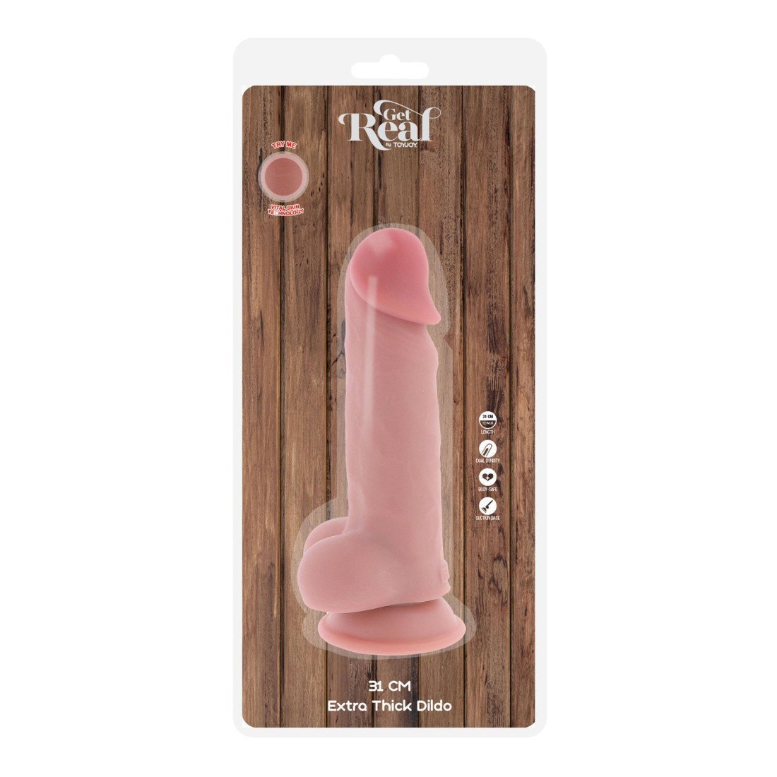 Dildo „Deluxe Dual Density Thick 31 cm“ - Get Real