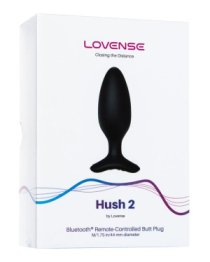 Išmanusis analinis kaištis „Hush 2 Medium“ - Lovense