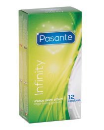 Uždelsiantys prezervatyvai „Infinity“, 12 vnt. - Pasante