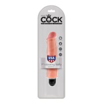 Vibruojantis dildo „Vibrating Stiffy Nr. 7“ - King COCK