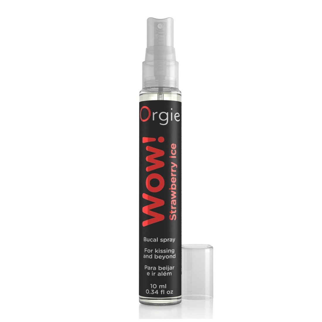 Purškalas oraliniam seksui „Wow! Strawberry Ice“, 10 ml - Orgie