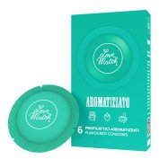 Aromatizuotų prezervatyvų rinkinys „Aromatizzato“, 6 vnt.