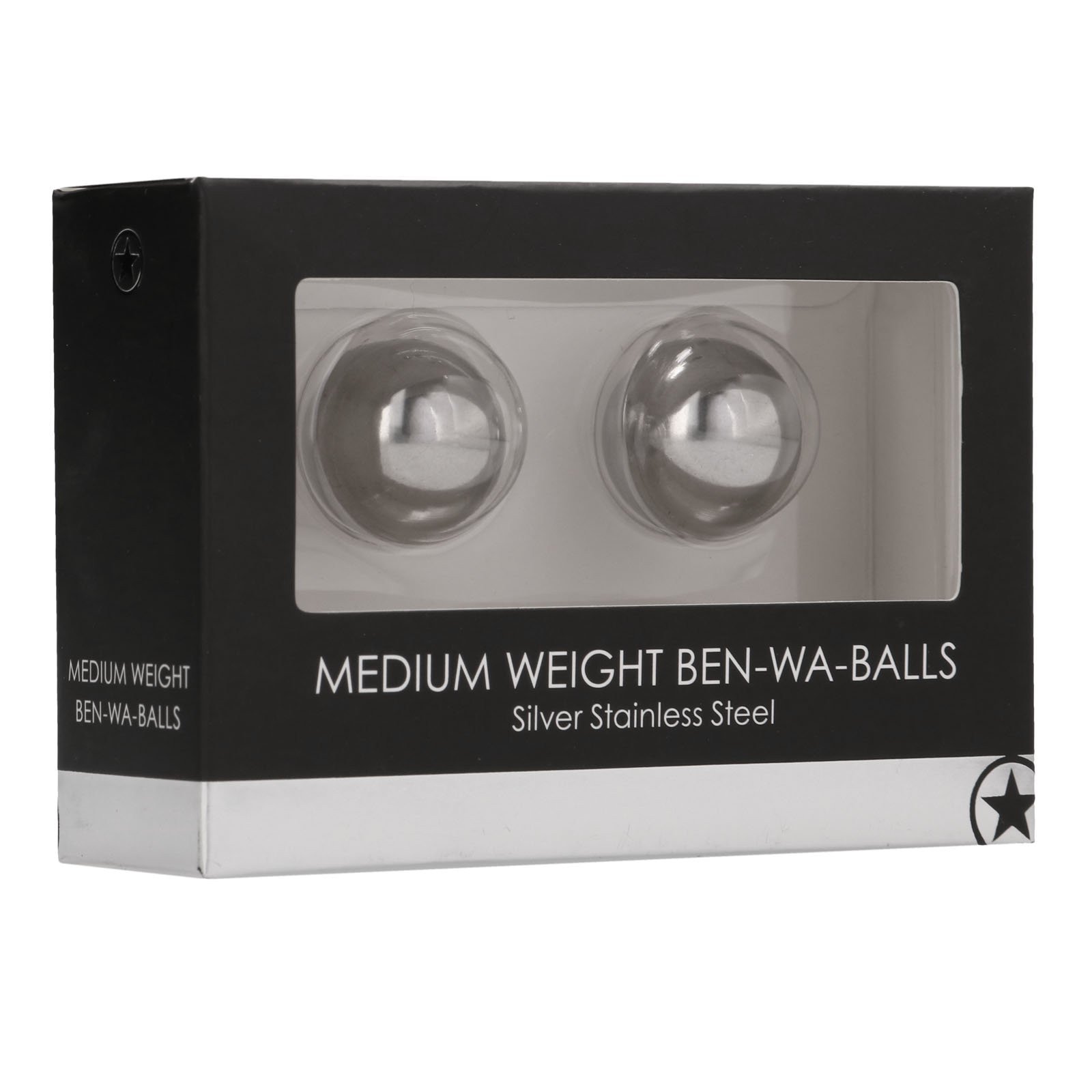 Vaginaliniai kamuoliukai „Medium Weight Ben Wa Balls“ - Ouch!