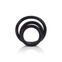Penio žiedų rinkinys „Black Rubber Ring Set“ - CalExotics