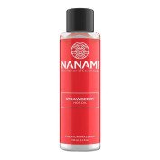 Šildantis masažo aliejus „Hot Oil - Strawberry“, 100 ml