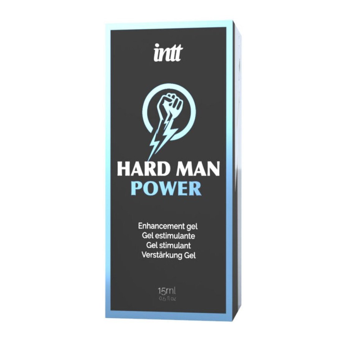 Erekciją stiprinantis gelis „Hard Man Power“, 15 ml - Intt