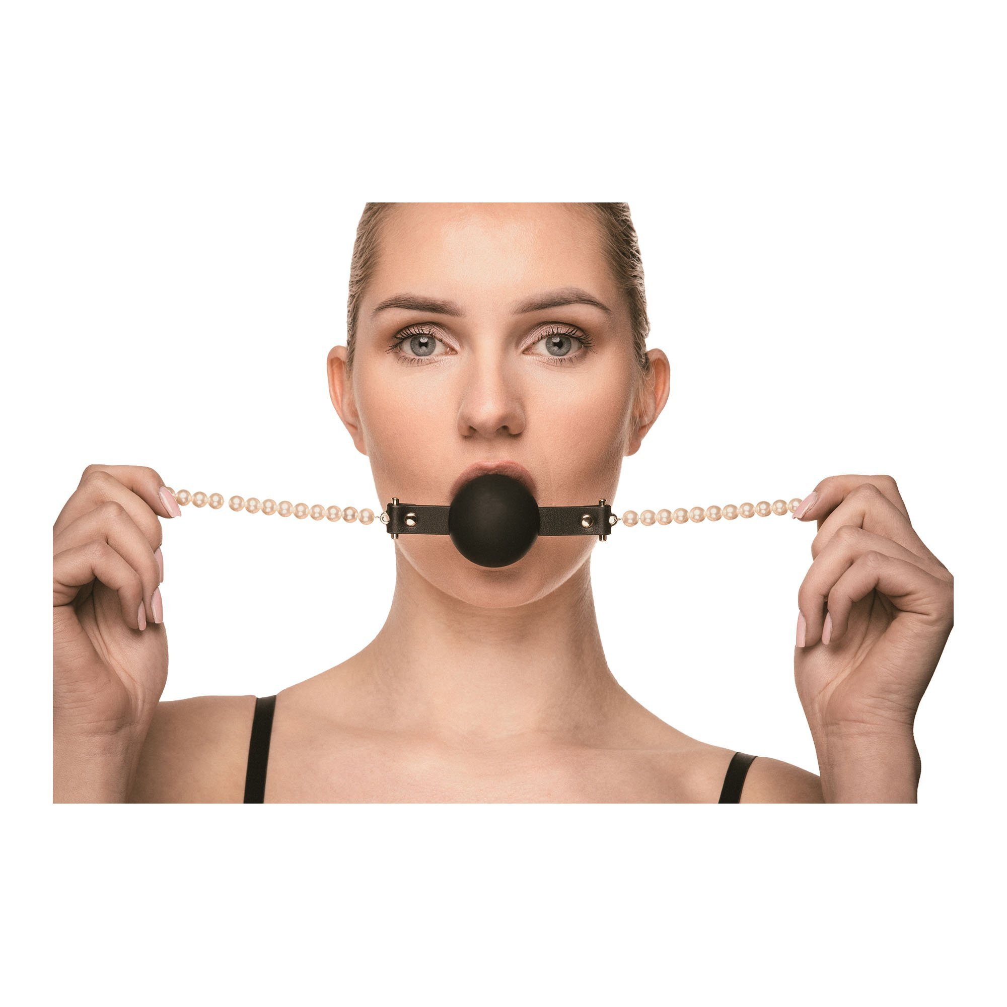 Burnos kaištis „Majestic Pearl Mouthgag“ - Guilty Pleasure