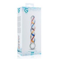 Stiklinis dvipusis dildo „Glass Dildo Nr. 10“ - Gildo