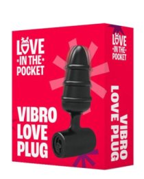 Vibruojantis analinis kaištis „Vibro Love Plug“ - Love in the Pocket