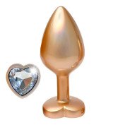 Vidutinis analinis kaištis „Pearl Gold Gleaming Love“