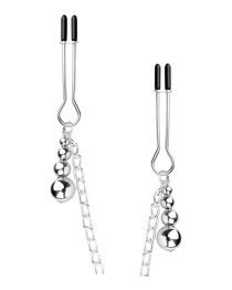 Spenelių spaustukai „Nipple and Clitoris Clamps“ - Bedroom Fantasies