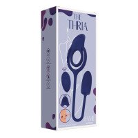 Vibruojantis penio žiedas - kaištis „Fame The Thria“ - ToyJoy Vibruojantis penio žiedas - kaištis „Fame The Thria“ - ToyJoy