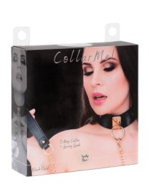 Antkaklio ir pavadėlio rinkinys „O-Ring Collar“ - Kinky Diva