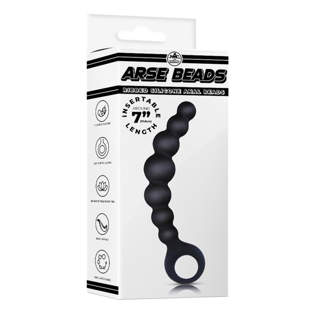 Analiniai karoliukai „Arse Beads“ - NMC