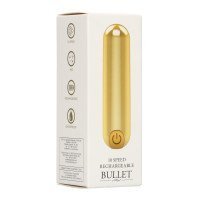 Vibruojanti kulka „10 Speed Rechargeable Bullet“ - Shots Toys