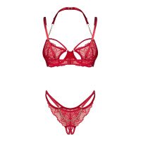 Atviras liemenėlės ir kelnaičių rinkinys „Matildea“ - Obsessive