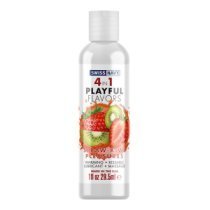 Vandens pagrindo lubrikantas „4 in 1 Straw-Kiwi Pleasures“, 30 ml - Swiss Navy