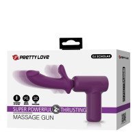 Automatinis vibratorius kiškutis „Super Powerful Thrusting Dj Scholar“ - Pretty Love
