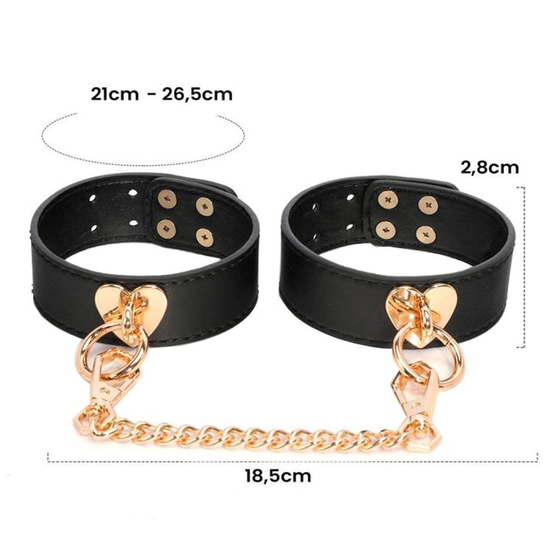 Suvaržymo rinkinys „Bondage Kit 8 pcs with Case“ - Latetobed