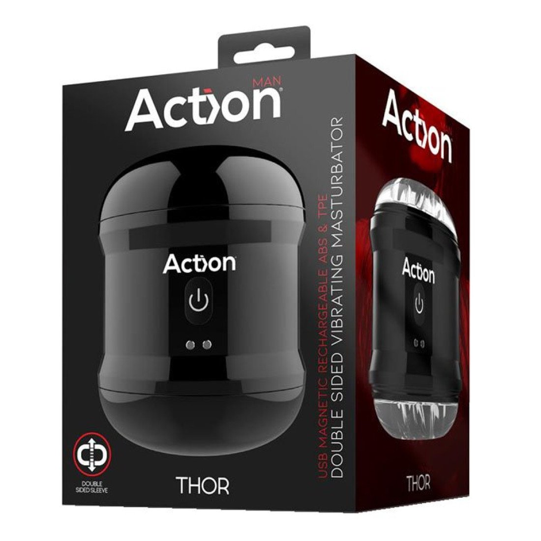 Vibruojantis masturbatorius „Action Thor“ - Intoyou
